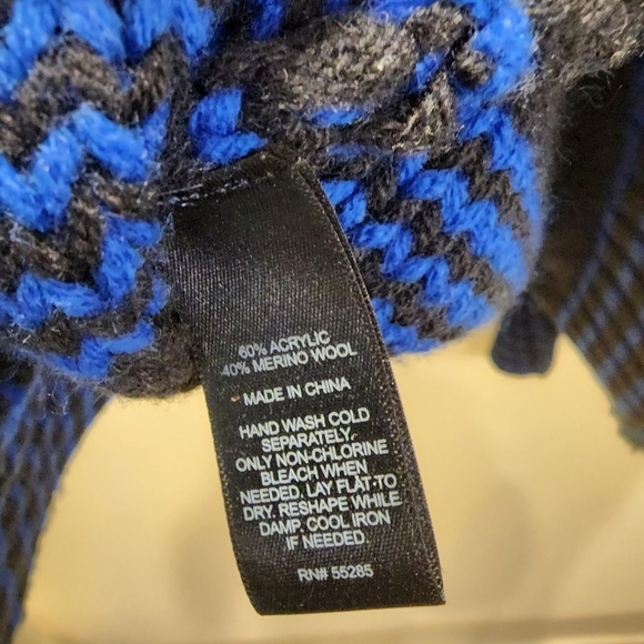 Express women's blue open front knitted cardigan size XS - Picture 8 of 9